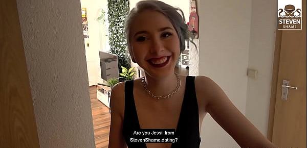  German teen JessiiVan Riva invites over Andy to eat & fuck her pussy! StevenShame.Dating